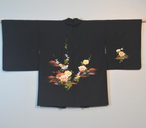 Black Silk Vintage Haori