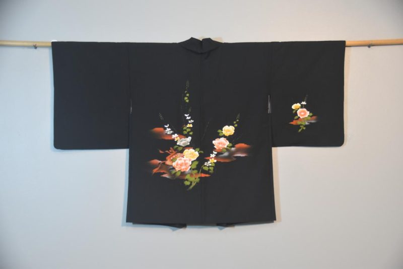 Black Silk Vintage Haori