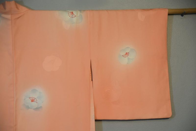 Pink Cherry Blossom Silk Vintage Haori - Image 3
