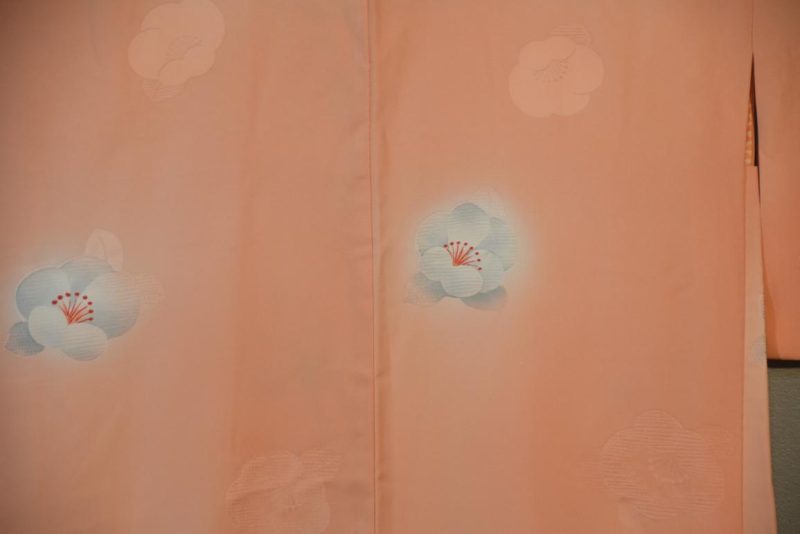 Pink Cherry Blossom Silk Vintage Haori - Image 2