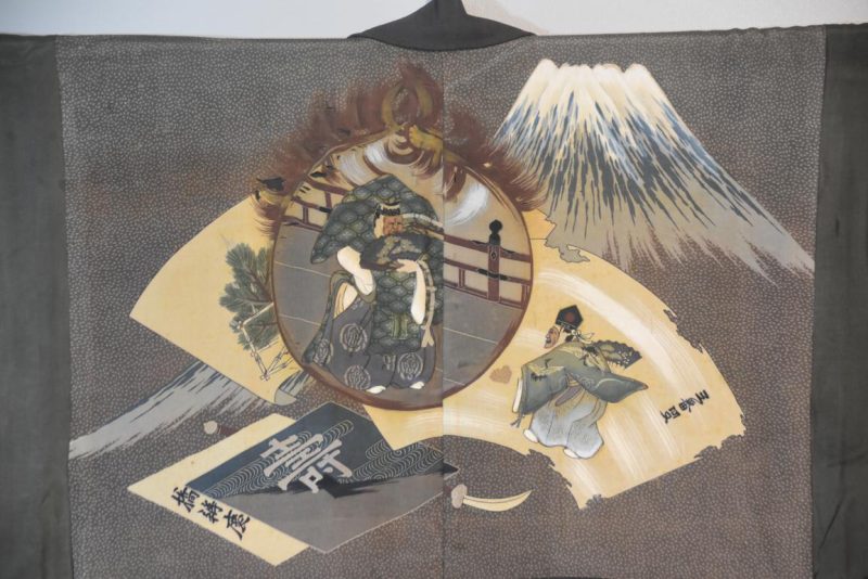 Vintage Japanese Silk Mans Haori (Kimono Jacket) - Image 3