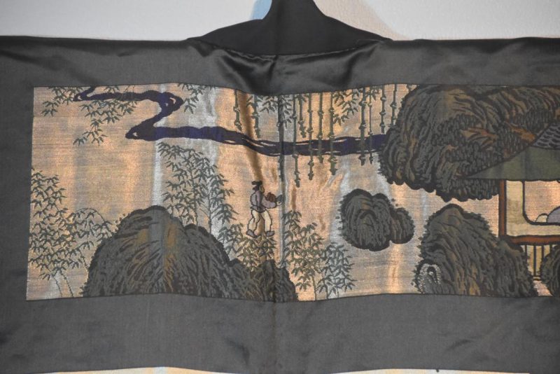Vintage Japanese Silk Mans Haori (Kimono Jacket) - Image 2