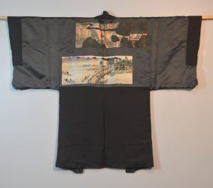 Vintage Japanese Silk Mans Haori (Kimono Jacket)