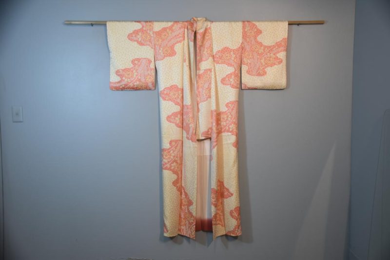 Japanese Shibori Silk Vintage Kimono - Image 5