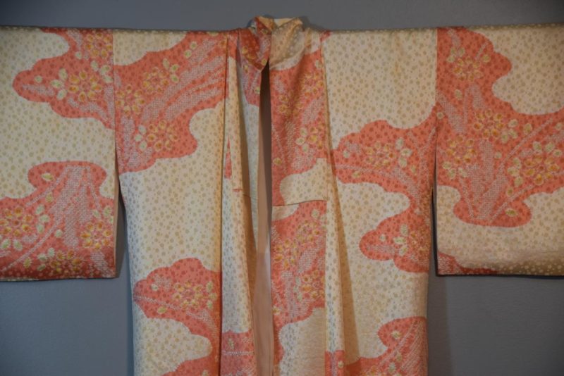 Japanese Shibori Silk Vintage Kimono - Image 4