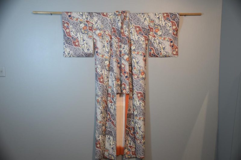 Japanese Silk Vintage Kimono - Image 6