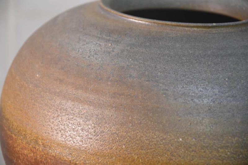 Bizen Pottery Vase Width:330mm - Image 5