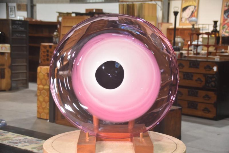 Glass Plate by Yasushi Nakajima Width:560mm