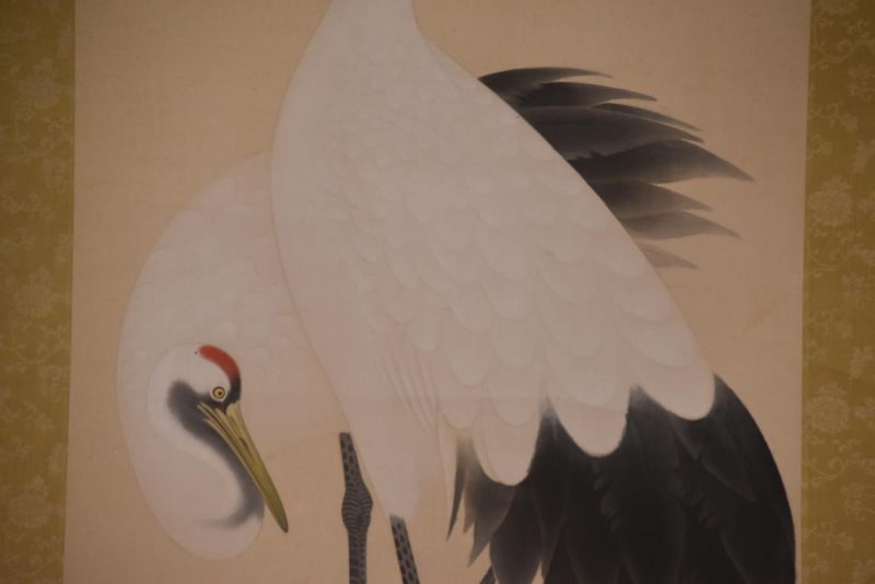 Japanese Crane Scroll Height:2060mm - Image 3