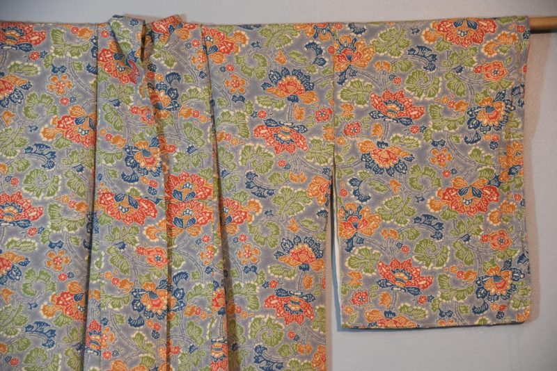 Japanese Silk Vintage Kimono - Image 4