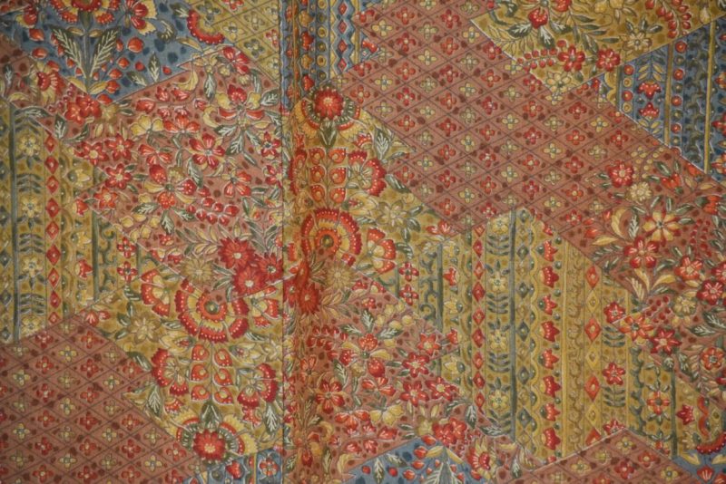 Red Caramel Japanese Soft Silk Vintage Kimono - Image 2