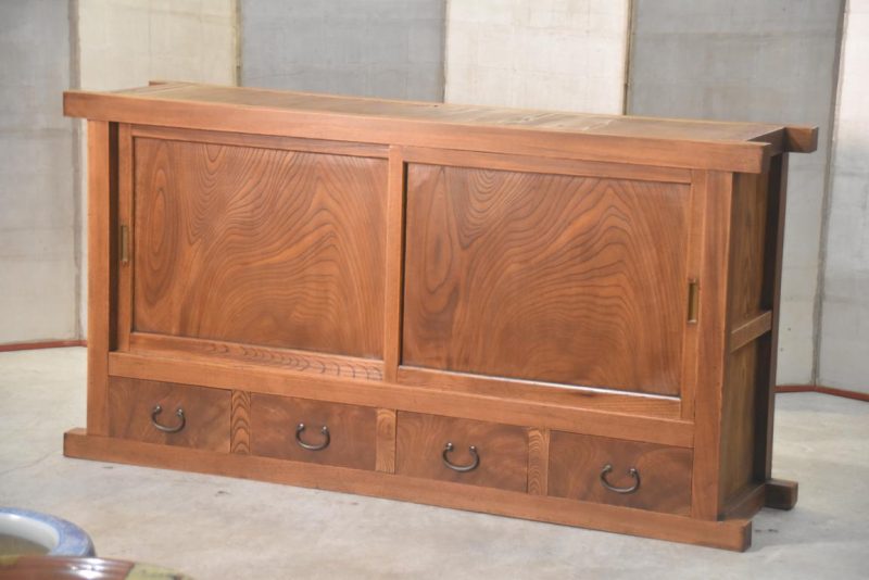 Antique Japanese Mizuya Sideboard Width: 1700mm - Image 3