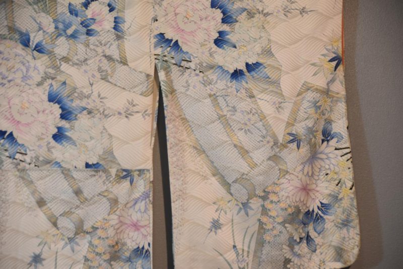 All in the detail Japanese Silk Vintage Kimono - Image 3