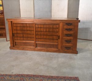 Antique Japanese Hikone Region Sideboard Width:1880mm