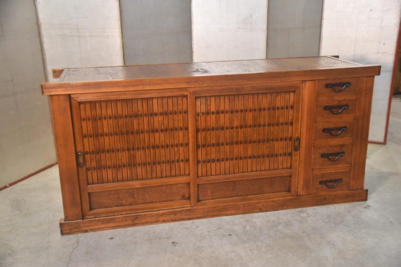 Antique Japanese Hikone Region Sideboard Width:1880mm - Image 16
