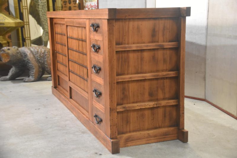 Antique Japanese Hikone Region Sideboard Width:1880mm - Image 13