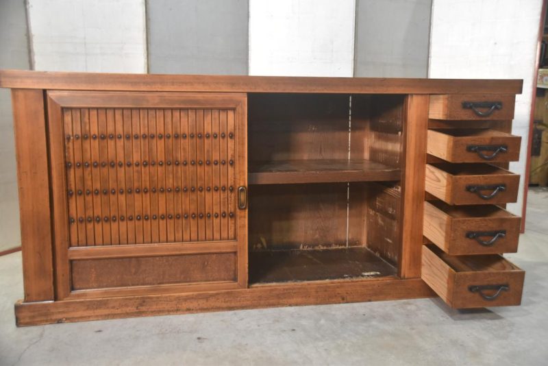 Antique Japanese Hikone Region Sideboard Width:1880mm - Image 8