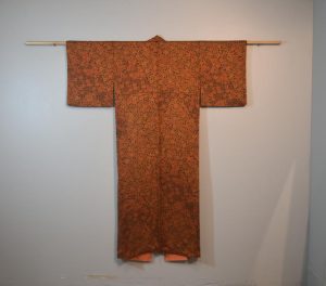 Bronze Daisy Vintage Silk Kimono