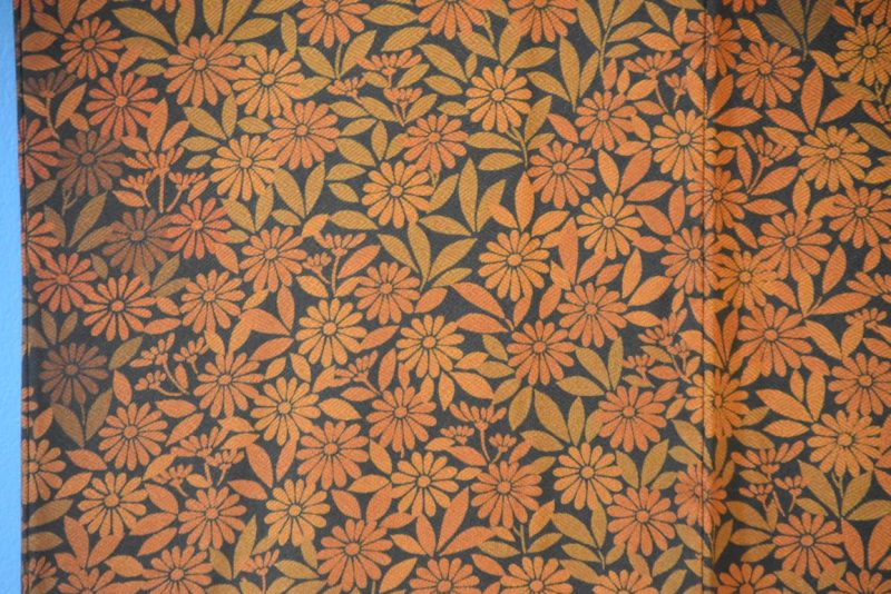 Bronze Daisy Vintage Silk Kimono - Image 2