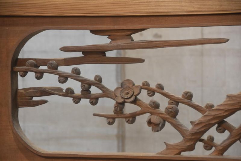 Japanese Carved Wooden Rama Transom Width:1700mm - Image 5