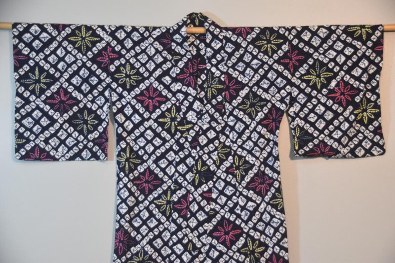 Japanese Cotton Shibori Yukata - Image 3