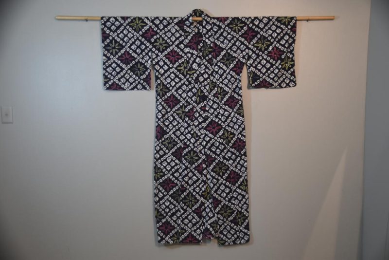 Japanese Cotton Shibori Yukata - Image 5