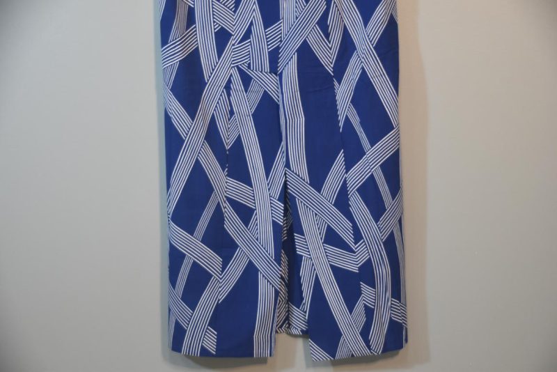 Royal Blue Japanese Cotton Yukata - Image 6