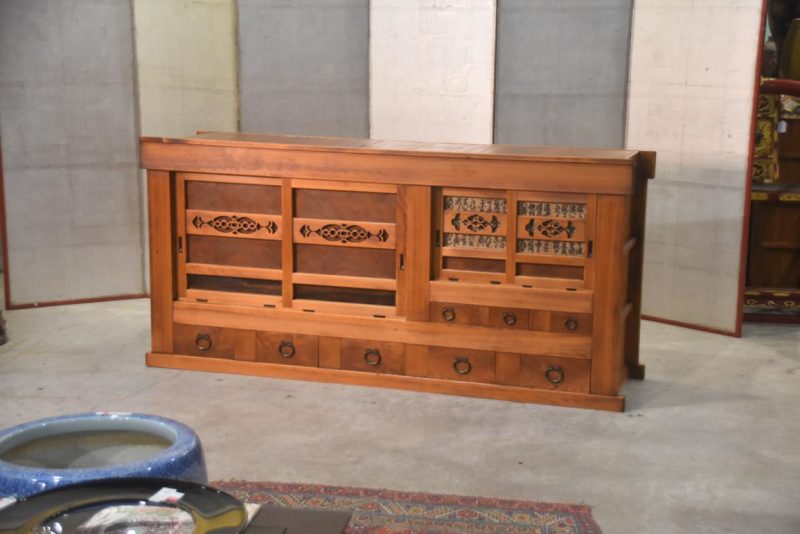 Antique Japanese Mizuya Sideboard Width:1865mm