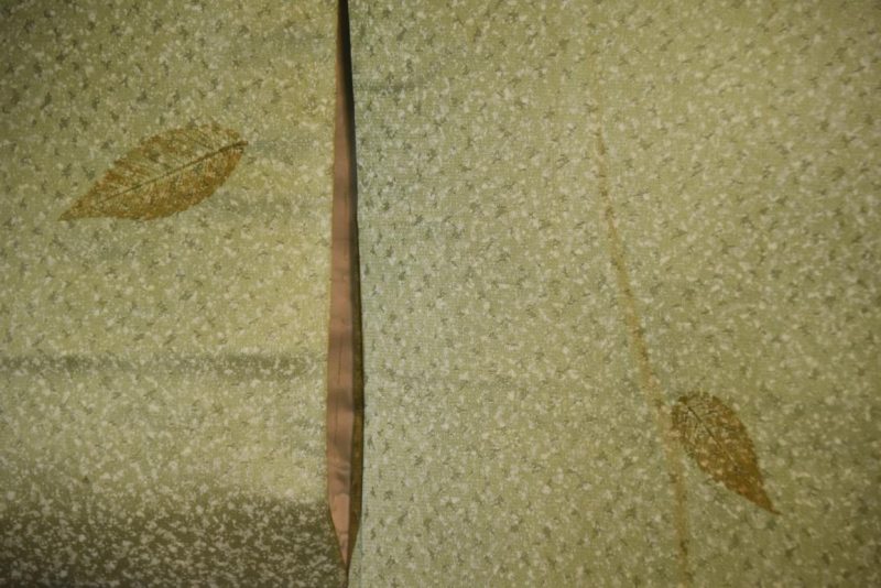 Leaf Green Vintage Silk Haori - Image 2
