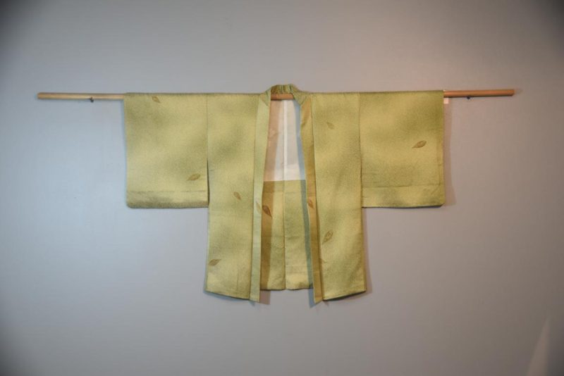 Leaf Green Vintage Silk Haori