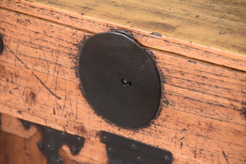 Meiji Period Tokyo Region Merchant Chest Width:720mm - Image 5