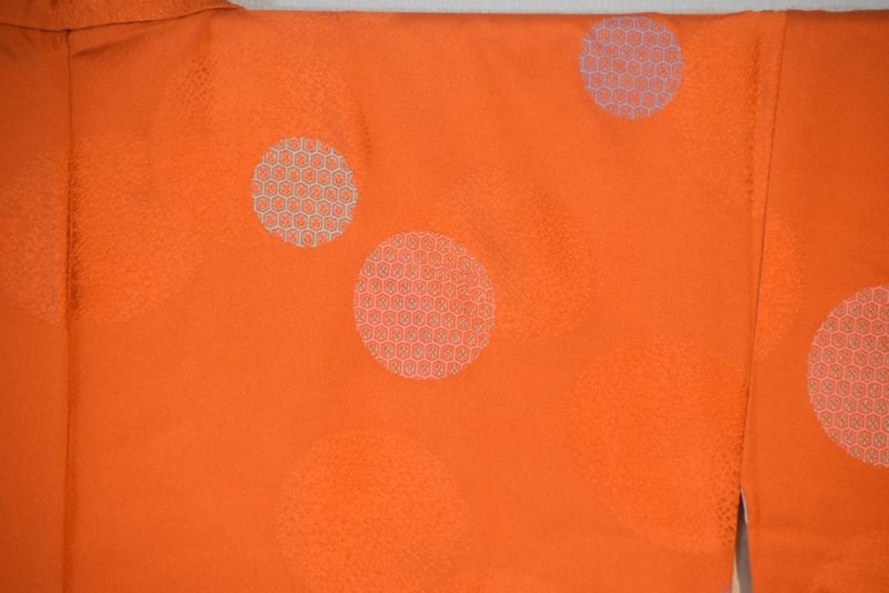 Burnt Orange Silk Vintage Haori - Image 2