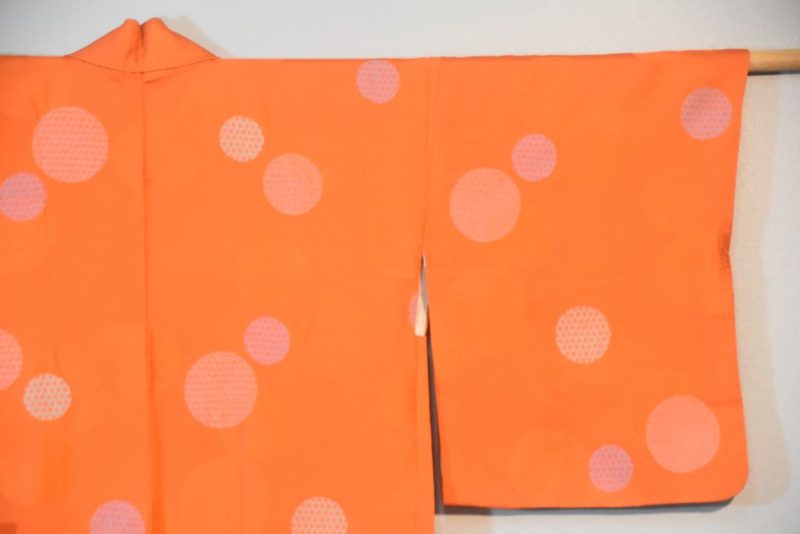 Burnt Orange Silk Vintage Haori - Image 8