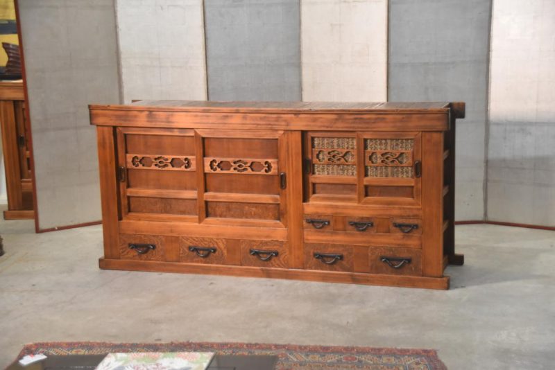 Antique Japanese Mizuya Sideboard Width:1880mm
