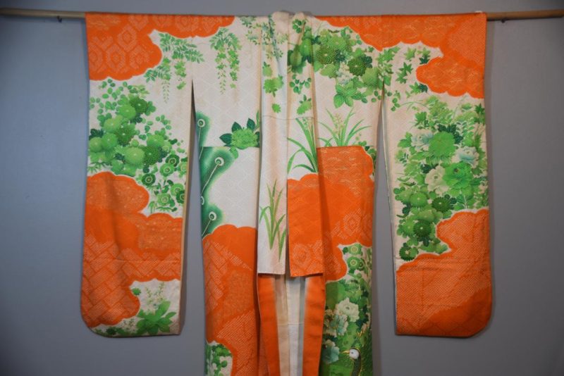 Japanese Silk Furisode Kimono - Image 5