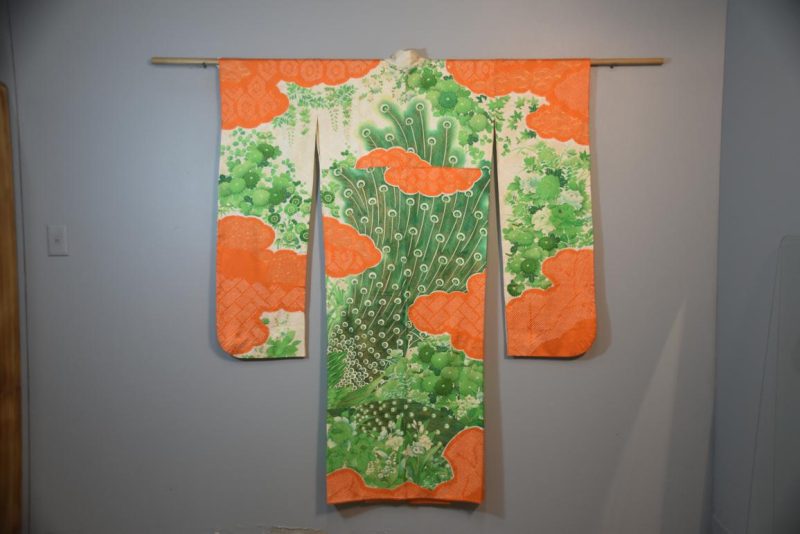 Japanese Silk Furisode Kimono
