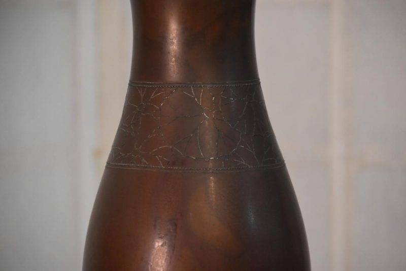 Murashido Bronze Vase Width:140mm - Image 2