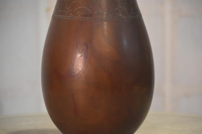 Murashido Bronze Vase Width:140mm - Image 3