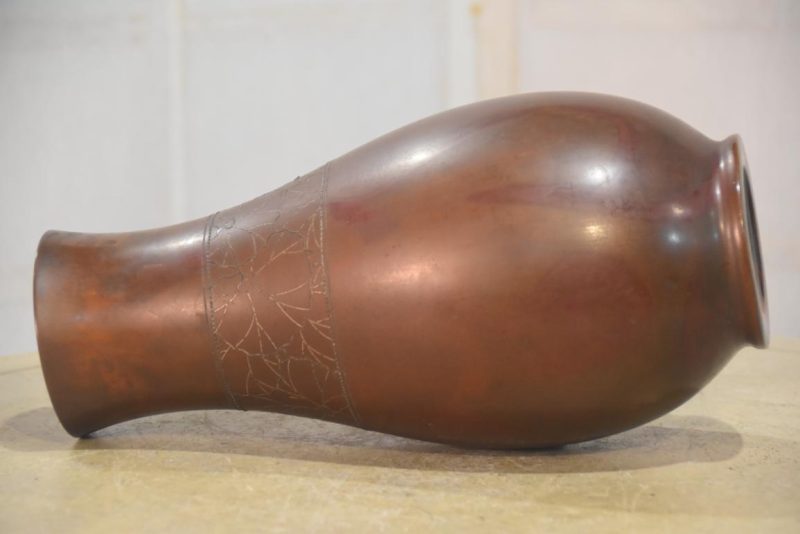 Murashido Bronze Vase Width:140mm - Image 8