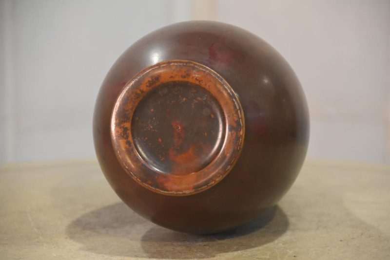 Murashido Bronze Vase Width:140mm - Image 7