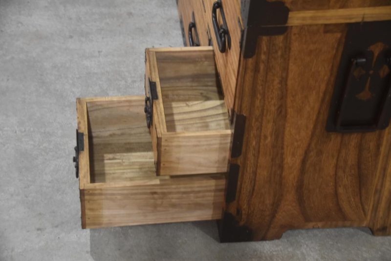A Pair of Antique Clothing Chests Width:2120mm - Image 9