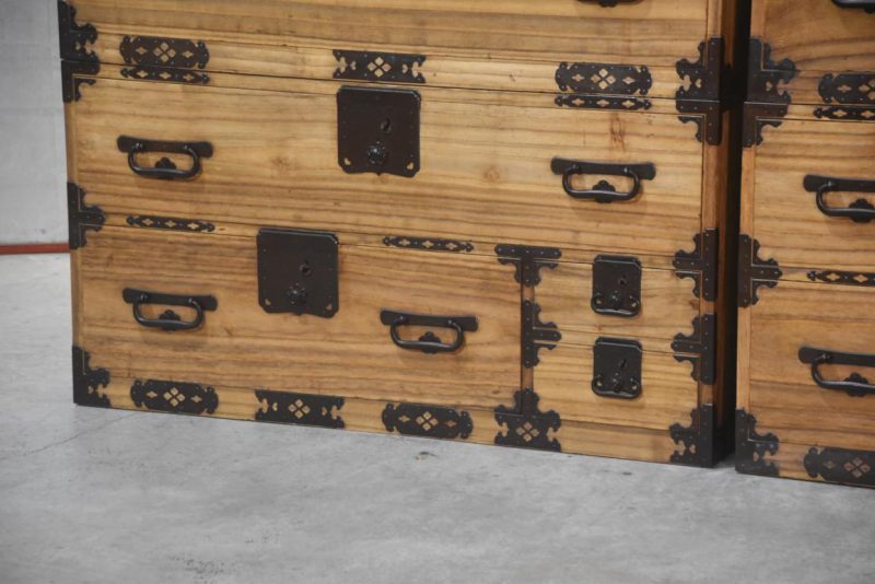 A Pair of Antique Clothing Chests Width:2120mm - Image 5