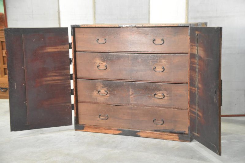 Antique Clothing Chest  Width:1090mm - Image 8