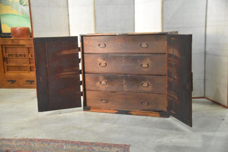 Antique Clothing Chest  Width:1090mm - Image 6