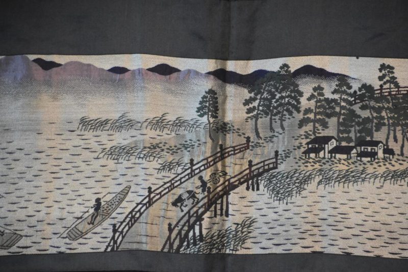 Vintage Japanese Silk Mans Haori (Kimono Jacket) - Image 2