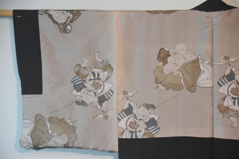 Vintage Japanese Silk Mans Haori (Kimono Jacket) - Image 9