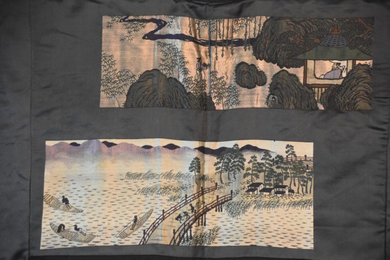 Vintage Japanese Silk Mans Haori (Kimono Jacket) - Image 3