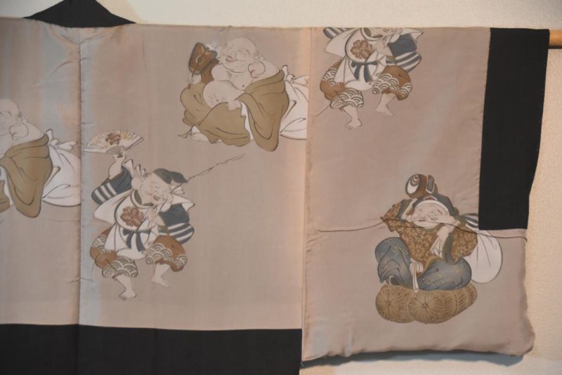 Vintage Japanese Silk Mans Haori (Kimono Jacket) - Image 8