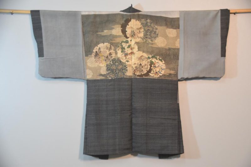 Vintage Japanese Silk Mans Haori (Kimono Jacket) - Image 10