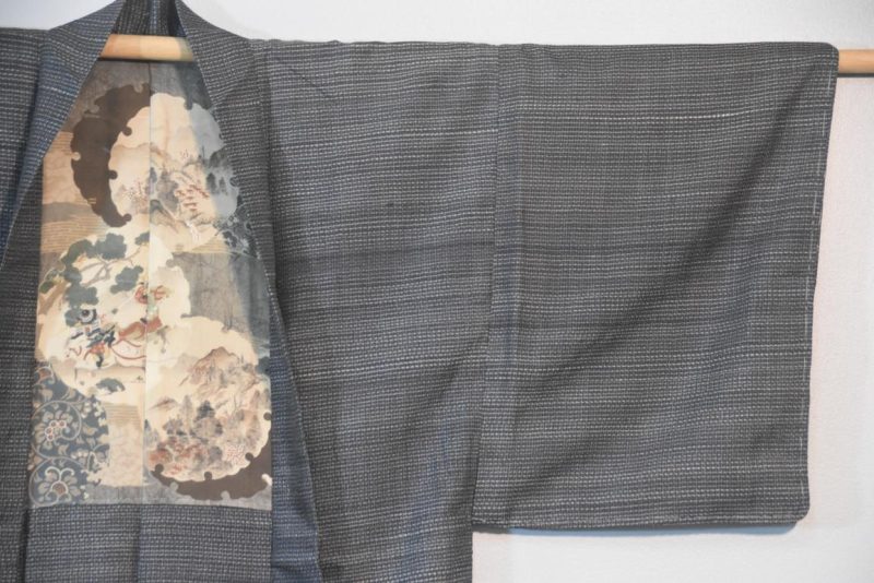 Vintage Japanese Silk Mans Haori (Kimono Jacket) - Image 7